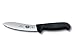 Victorinox Fibrox Couteau de Cuisine/Couteau à Dépouiller Les Moutons, Nylon, Noir, 12 Cm