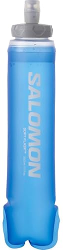 Salomon Soft Flask 500ml/17oz 42 Unisex Soft-Trinkflasche, Einfach zu handhaben, Komfort, Ventil mit hoher Durchflussrate, Blau – Ansicht 3