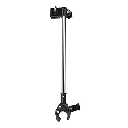 Adjustable Umbrella Mount Holder No Need Any Tooling to Attach Umbrella Clamp, Umbrella Connector Holder to Wheelchairs, Walker, Rollator, Bike, Pram, Stroller