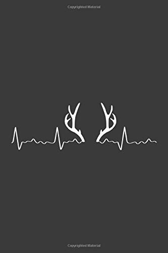 Deer Hunting Heartbeat: Blank Notebook Journal | Gift For Deer Hunters