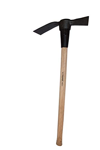 Truper 31618 Pickaxe/Wurzelhacke 5 lbs (2.3 kg) Wooden Handle. Shock Absorber Made of Plastic