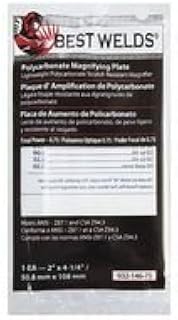 Plastic Magnifier Plate, 2 in x 4.25 in, 0.75 Diopter, Polycarbonate, Clear (25 Pack)