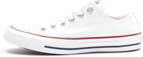 Converse Unisex Adult Chuck Taylor All Star Low Top, Optical White, 10 Womens/8 Mens