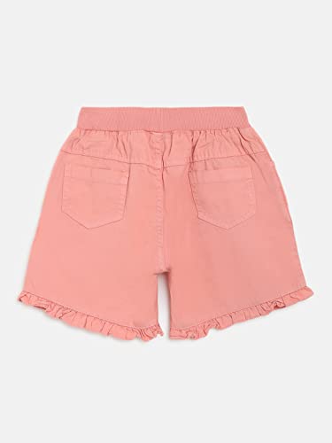 Image of Li'l Tomatoes Girls 100% Cotton Combo Shorts Pack of 2 | Soft & Breathable Summer Shorts | Elastic Waist Casual Wear | 2-14 Years