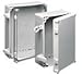 Hoffman Q24169PCDCC Junction Box, 240 mm x 160 mm x 90 mm, NEMA 4X Clear Screw Cover