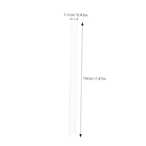 Ipetboom 100 pitillos descartables transparentes para bebidas miniatura 2