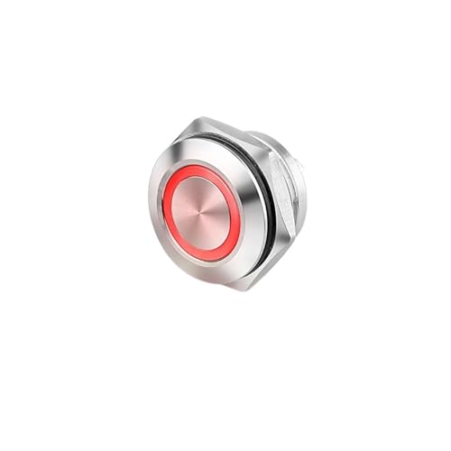 Bouton métallique tactile 19mm QC ultra-fin 5V 12V 24V à micro-courant