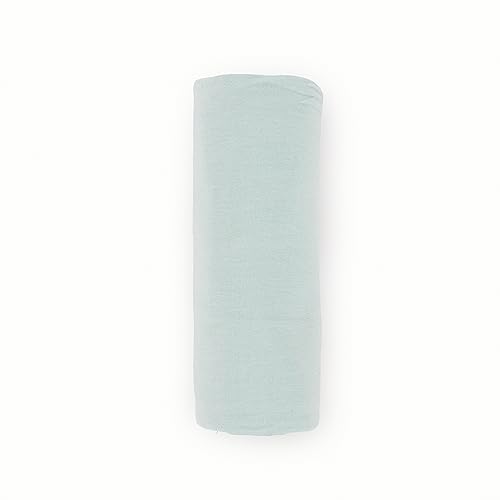 Image of Little Unicorn Premium Stretch Knit Swaddle Blanket | Super Soft with Optimal Stretch & Breathability for swaddling (Frost Green)