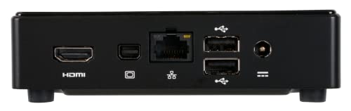 Ecs Elitegroup Liva Z3 Jasper Lake Mini Pc Computer Intel Pentium N6000 Quad-Core, 4Gb Ddr4/128Gb Emmc, Type C Usb, Wifi 802.11Ac, Ethernet, Dual Displays 4K@60Hz Hdmi & Mdp, Black #TOP3