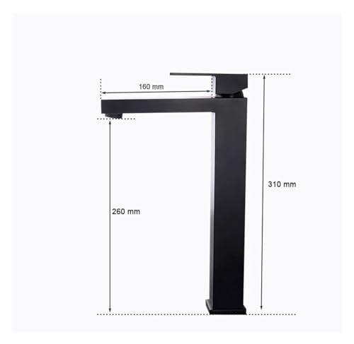 Mélangeur de vanité de salle de bain chromé LWX robinet luxe à mono-commande - 3