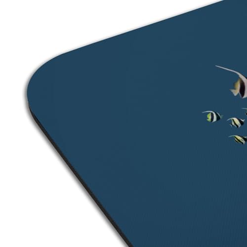 Sets de table bleu cosmonaute lot de 4 grands dessous en caoutchouc - 4