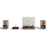 Pro-Ject Stereo Set E1, Analogue HiFi System, All-In-One Hi-Fi Set including E1 Turntable, Stereo Box E Integrated Amplifier, and Speaker Box 5E Speakers (Walnut)