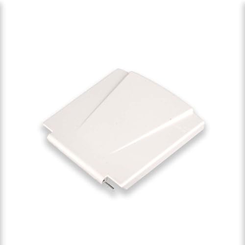 Couvercle de Rechange pour Prise extérieure pour Camping-Car, Caravane, Bateau, Fourgon - Blanc New Model Line, en Plastique ABS, 130 x 120 mm, résistant aux...