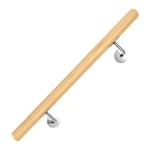 Fierudeng Barandillas De Madera Para Escaleras Interiores | Pasamanos De Pared,Pasamanos Ergonomico Para Escaleras Interiores Y Exteriores En Hogar Balcon Terraza Y Puertas