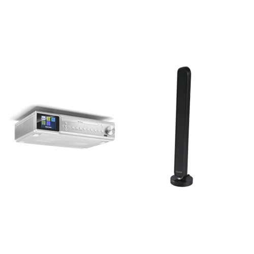 Karcher RA 2060D-S - Unterbau-Küchenradio mit CD-Player, DAB+ / UKW-Radio & Hama DAB-Zimmerantenne für Radio