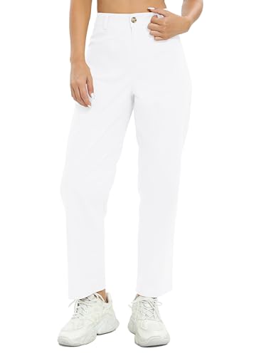 Urban CoCo Women's High Waist Relaxed Fit Work Pants Casual Hiking Pants with Pockets4