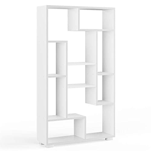 DIMENSIONI: Lo scaffale divisorio ha le seguenti misure: 70 cm - Larghezza, 120 cm - Altezza, 20 cm - Profondità. Tutte le dimensioni dettagliate sono indicate nelle foto.