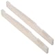 MOLZINY 2 Stück Knochen Stegeinlage Gitarre Brücke Sattel Knochen Sattel Set Gitarre Knochen Sattel Akustikgitarre Stegsattel aus Knochen für 6-saitige Folk Akustik Gitarre E-Gitarren-Knochensattel