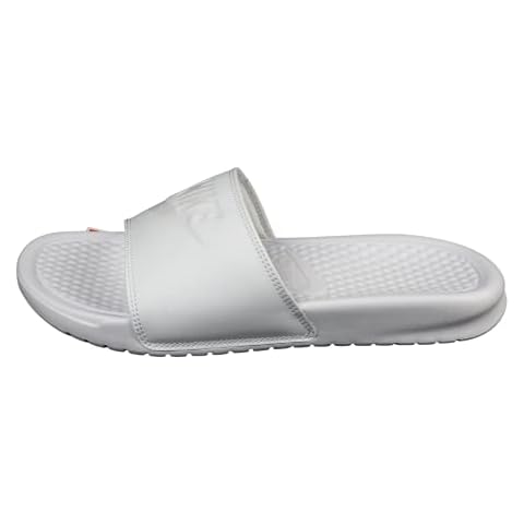 Nike Benassi Women's Slide Sandals in White Cover