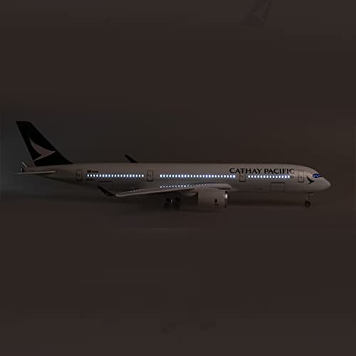 Lampe avion Airbus A350 Cathay Pacific en résine pour collectionneurs