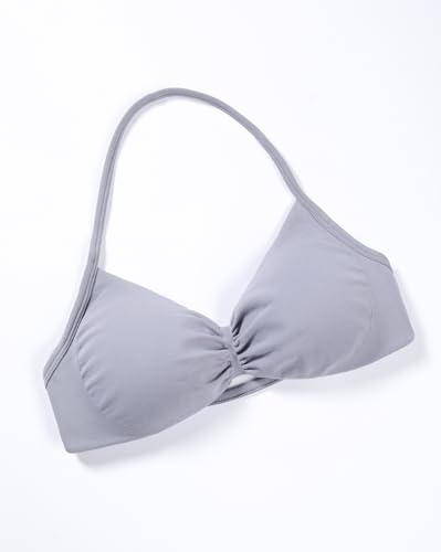 Image of AUROLA Influence Strappy Bra Sports Bras for Women, Backless Padded Impact Strappy Bra Workout Gym Yoga with Removable Cups