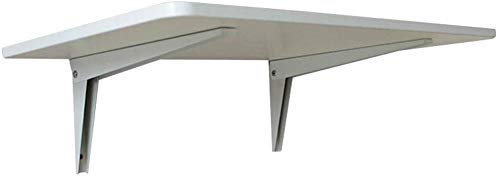 Table à feuille goutte murale en bois pour aménager un bureau de studio compact