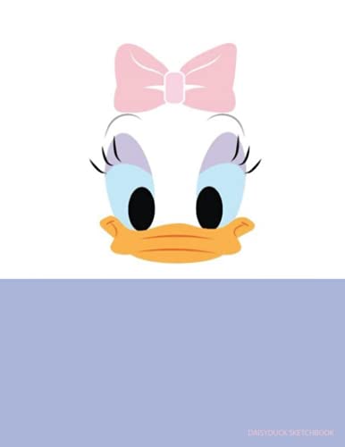 Daisy duck sketchbook , 100 pages sketchbook 8,5''x11