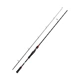 Fishing Rod Bass Fishing Rod Carbon Fiber Spinnning and Casting Lure Pole Bait Weight 8-20g River Lake Reservoir =(Spinning Rod-Red)