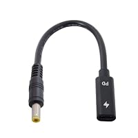 Cavo Adattatore USB-C Femmina A Spinotto 4.5x3.0mm Per Caricabatterie Laptop HP 65W