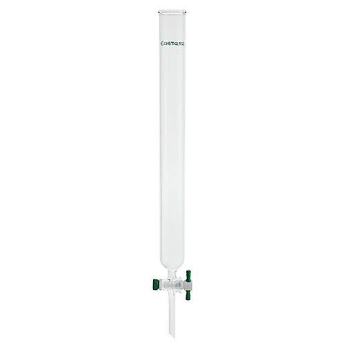 Chemglass CG-1186-31, Chromatography Column with 2mm PTFE Stopcock, 3.0" Inside Diameter, 24" Length
