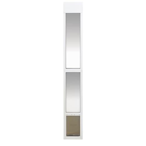 PetSafe Sliding Glass Cat and Dog Door Insert - Great for Rentals and Apartments - Small, Medium, Large Pets - No Cutting DIY Installation, M