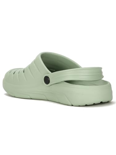Image of Bata Floatz Women's FLOATZ Clog Ladies Green Flip Flops - 7 UK (6617431)