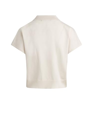 Image of HUDSON Women's Draped Collared V-Neck Sweater