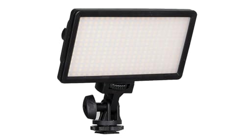 Image of Osaka Bi-Color Dimmable LED Video Light OS-LED-308 Pocket LED Slim for DSLR Video Cameras tiktok Photography YouTube Video Shooting with (Upto 1.2HRS) F750 Battery 8000 mAh and Fast Charger