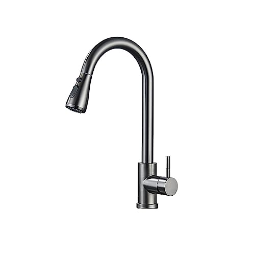 Robinet de cuisine mitigeur extractible double fonction eau chaude froide