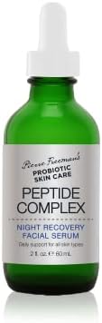 Pierre Freeman's Probiotic Skin Care Peptide Complex Night Recovery Facial Serum, 2 Fluid Ounce