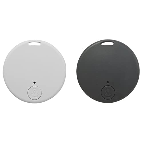 Rastreador GPS Inteligente, 2 peças, Itens Sem Fio Anti-Perda | Chaveiro Inteligente Impermeável Anti-Perda para Chaves, Carteiras, Bagagem, Animais Estimação, Gatos, Cães
