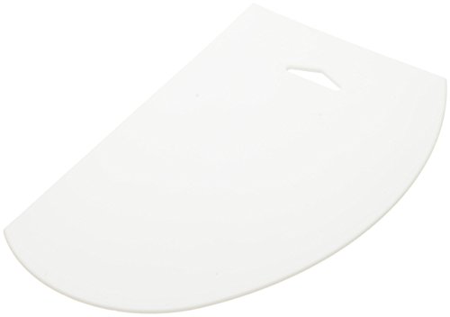 Ateco Large Plastic Bowl Scraper & Icing Smoother , White