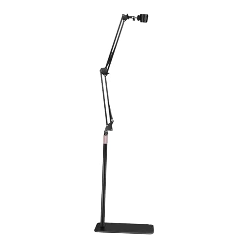 Generic Hair Dryer Stand Holder Rack Styling Tool Flexible Compact Bracket Adjustable Height for Pet Grooming Bathroom Groomers Tools, Black