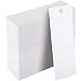 300-Pack Blank Bookmarks - White Bookmarks with Hole for String or Tassel, DIY Classroom Project, Summer School Crafts, 6 x 2 Inches