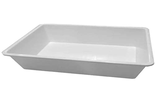 Giganplast GIG Bacinella Chiusa, Polietilene, Bianco, 50x34x h.11 cm
