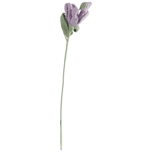 LEIDJGUN Flor de ganchillo para centros de mesa, boda, día de la madre, día de la madre, árbol de tung artificial, flor tejida