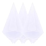 Facile à transporter: Le mouchoir femme en coton est petit et unique, pliable, adapté au rangement dans la poche, le sac, etc., facile à utiliser à tout moment, garder propre, et peut également broder plus de motifs