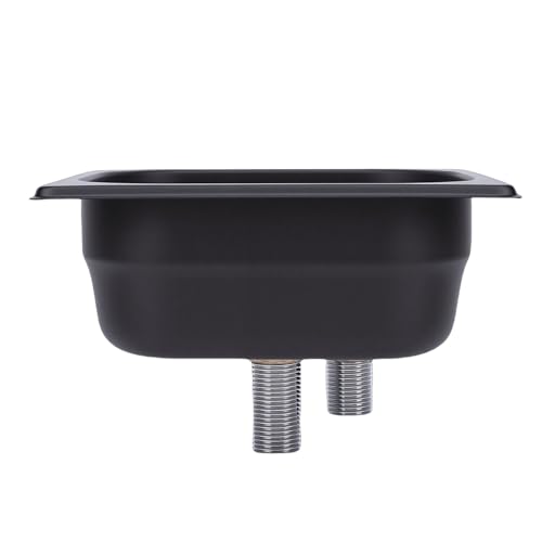 Rinceur de pichet en acier inoxydable FILFEEL encastrable noir
