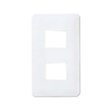 パナソニック(Panasonic) フルカラー モダンプレート 2コ用 標準プレート ホワイト 3個セットWN6002SW3