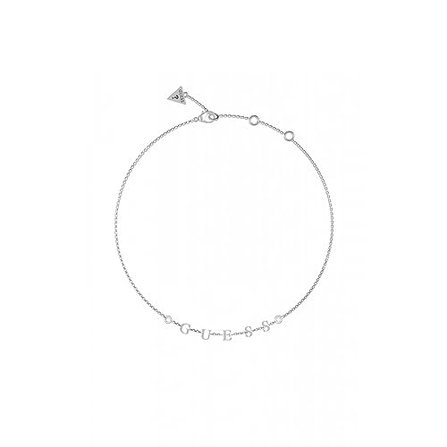 Guess Damen-Kette Edelstahl Zirkonia One Size, Silber 32023467