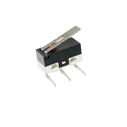 Interrupteur de fin de course 3 broches SPDT 1A 125V coudé - 20 pièces