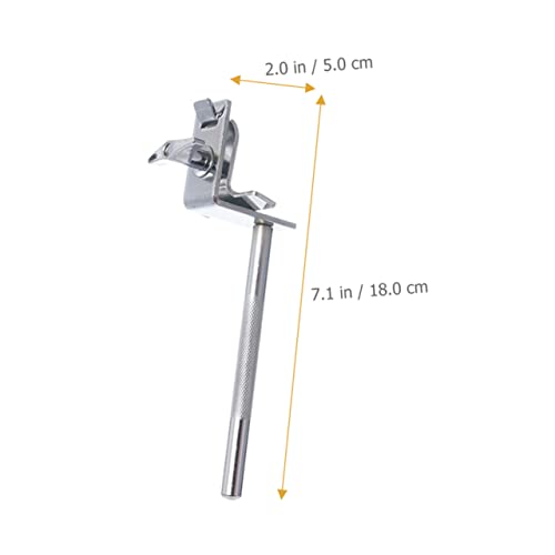 Soporte Abrazadera de Extensión para Cowbell de Bombo Totority, para Cowbell, Bloque de Jam y Instrumentos de Percusión, Material de Alta Dureza, Fácil de Instalar, Hardware Versátil para Batería miniatura 4
