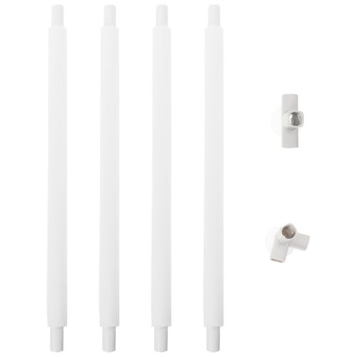 TOYANDONA Accesorios para Parque Infantil Barra de Puerta para Bebés Soporte Metálico con Tubos de Acero 58 Cm Acolchados Juego Seguro para Zonas de Juego Infantiles 6 Piezas