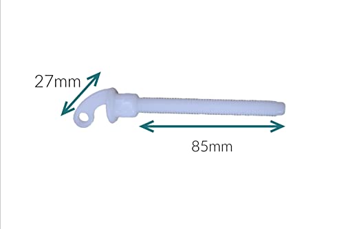 Elegant-Casa-Western-Toilet-Seat-Cover-Screw-Nuts-and-Washers-Hinges-Kit-Clamp-Plastic-White-Colour-1-Pair-Set-Size-85mm-x-27mm Elegant Casa Western Toilet Seat Cover Screw, Nuts and Washers Hinges Kit Clamp Plastic White Colour 1 Pair Set Size 85mm x 27mm)